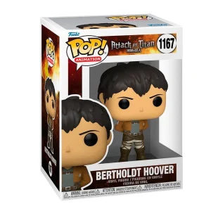 Funko Pop Animation Bertholdt Hoover Attack on Titan Season 3 figura original
