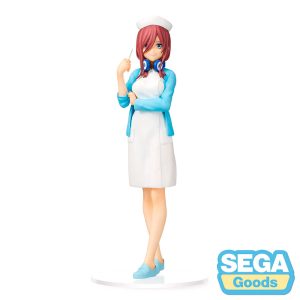 SEGA Goods Miku Nakano Nurse Version The Quintessential Quintuplets figura original