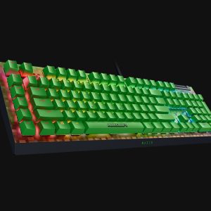 Razer BlackWidow V4 X Minecraft Edition teclado mecánico gaming RGB